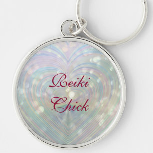 Reiki Chick Keychain