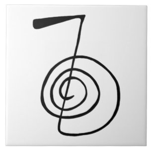 Reiki: Cho Ku Rei: The Power Symbol Ceramic Tile