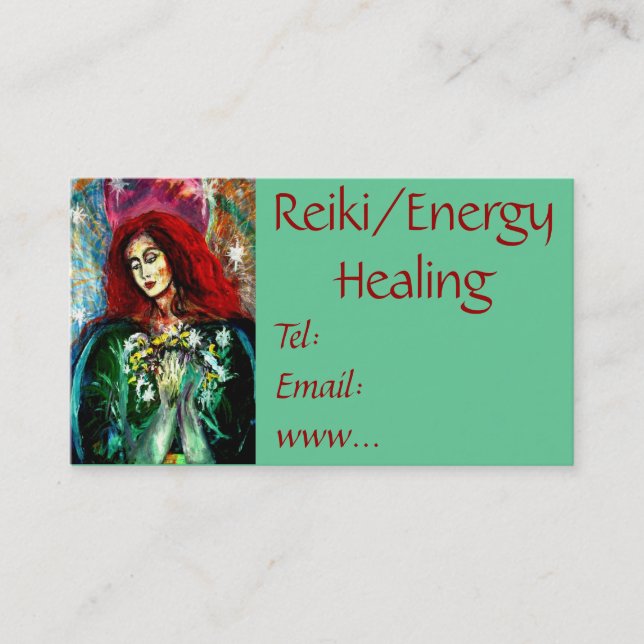 Reiki/Energy Healing Business Card (Front)