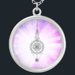 *~* Reiki Energy Healing Sparkle Rays Nirvana Silver Plated Necklace<br><div class="desc">JEWELRY WITH INTENTION (R) - Energetically Enhanced Jewelry. As a professional distance spiritual energy healer since 2001, I have learned, developed and utilized the power of energy healing intention. All my JEWELRY WITH INTENTION (R) carries the healing energy of positive manifestation. This JEWELRY is ready to receive your own personal...</div>