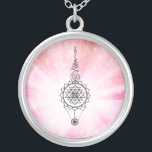 *~* Reiki Energy Healing Sparkle Rays Nirvana Silver Plated Necklace<br><div class="desc">JEWELRY WITH INTENTION (R) - Energetically Enhanced Jewelry. As a professional distance spiritual energy healer since 2001, I have learned, developed and utilized the power of energy healing intention. All my JEWELRY WITH INTENTION (R) carries the healing energy of positive manifestation. This JEWELRY is ready to receive your own personal...</div>