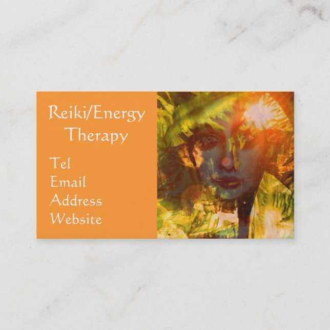 Reiki/Energy Therapy Business card (Front)