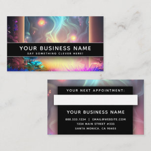 Reiki Energy Work Chakra Lightworker Professional Appointment Card