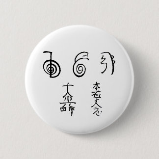 Reiki For Life Pinback Button