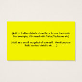 Reiki Healing Card (Back)