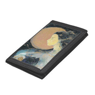 Reiki Healing Chi Chakra Feminine Maureen Girard Trifold Wallet