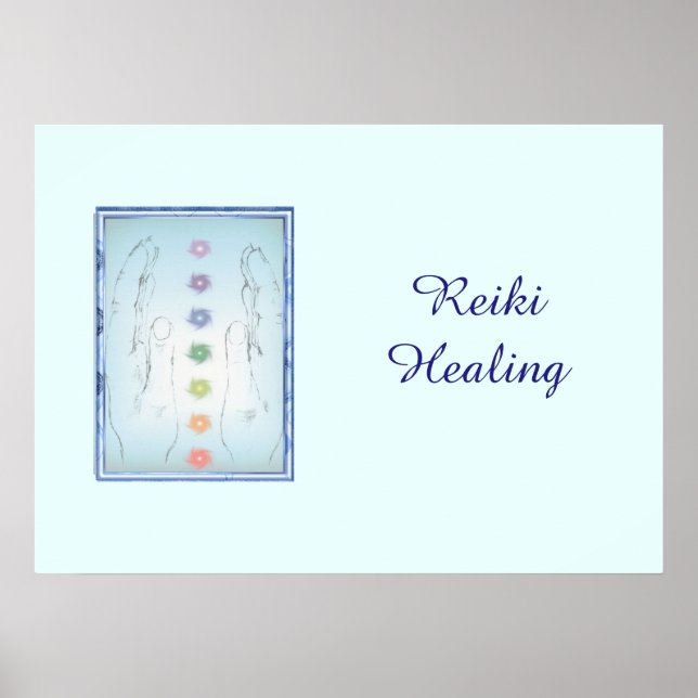 Reiki Healing Hands Poster (Front)