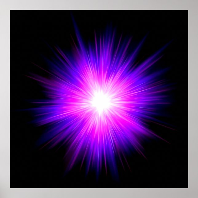 Reiki healing healer flame energy chakra energy poster (Front)