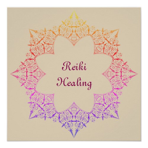 Reiki Healing Poster