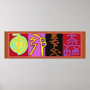 Reiki Healing Symbols 2010 Poster