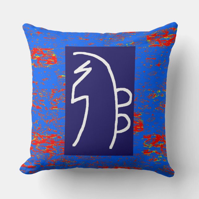 REIKI Healing Symbols  TEMPLATE Health Wellbeing Throw Pillow (Front)