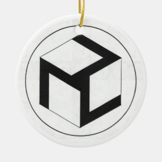 Reiki Kanji and Female Antahkarana Ceramic Ornament