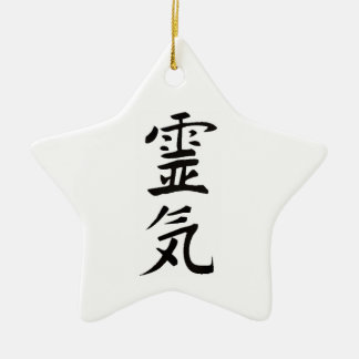 Reiki Kanji Ceramic Ornament