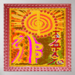 REIKI Karuna Healing Master's Symbols Poster<br><div class="desc"></div>
