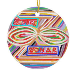 Reiki Karuna Ommantra : ZONAR Ceramic Ornament