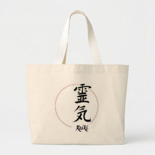 Reiki Large Tote Bag