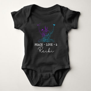 Reiki Love Chakra Spiritual Meditation Baby Bodysuit