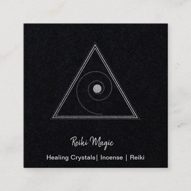 Reiki Magic Square Business Card (Front)