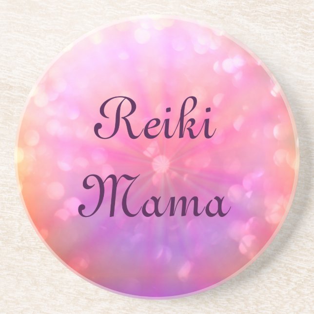 Reiki Mama Drink Coaster (Front)
