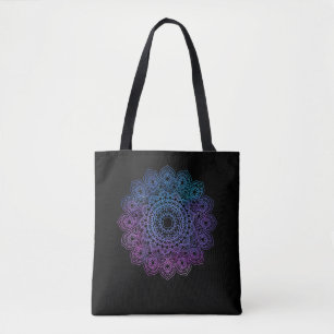 Reiki Mandala Spiritual Healing Chakra Meditation Tote Bag