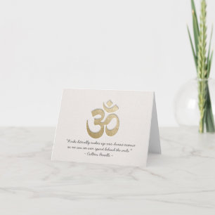 Reiki Master and Yoga Mediation Instructor Quotes Card
