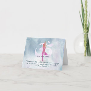 Reiki Master and Yoga Mediation Instructor Quotes Card