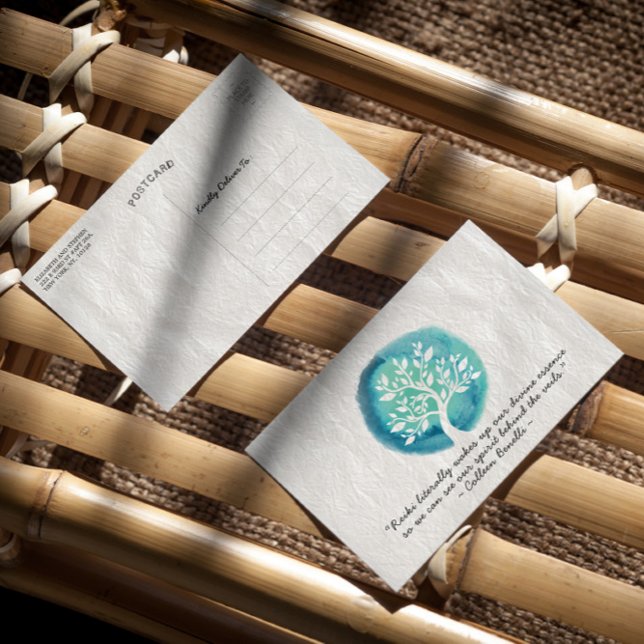 Reiki Master and Yoga Mediation Instructor Quotes Postcard (Creator Uploaded)