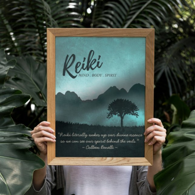 Reiki Master and Yoga Mediation Instructor Quotes Poster (Creator Uploaded)