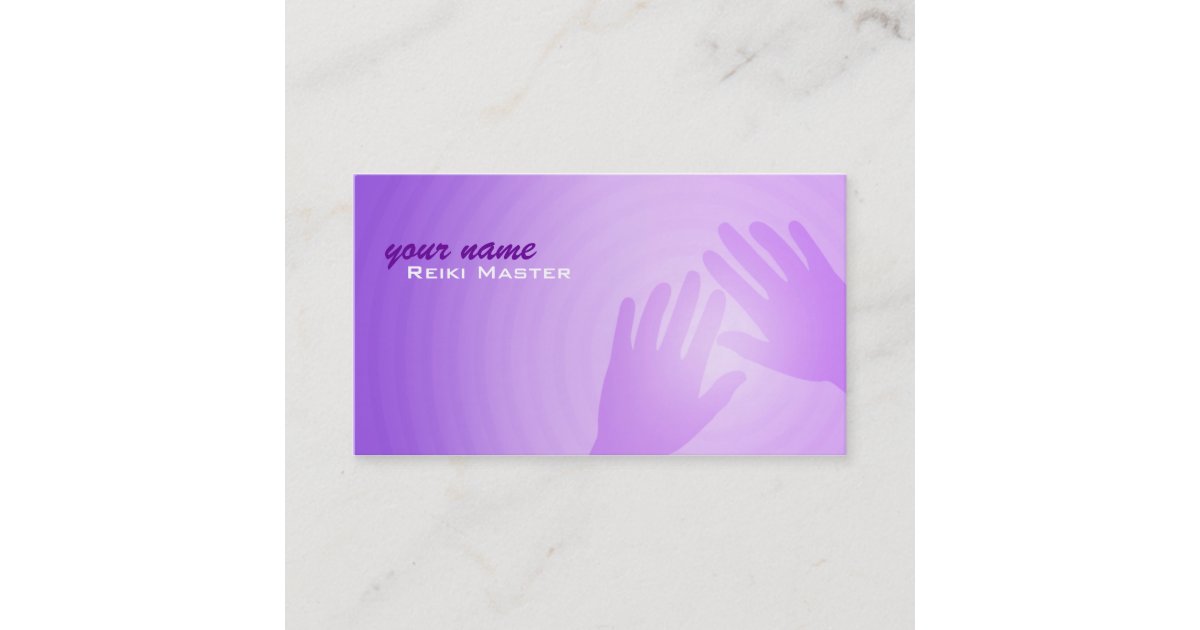 Reiki Master Business Cards