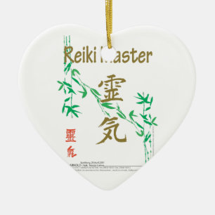 Reiki Master Ceramic Ornament
