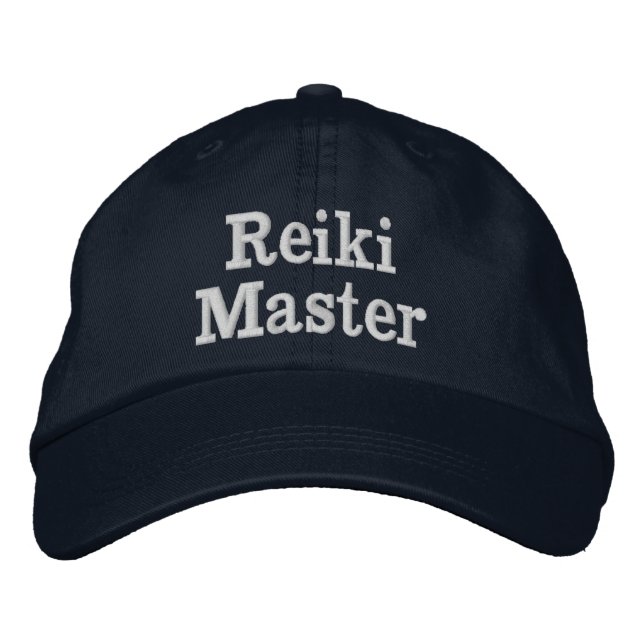 Reiki Master Embroidered Baseball Hat (Front)