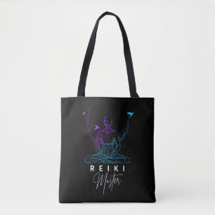 Reiki Master Energy Therapy Meditation Tote Bag
