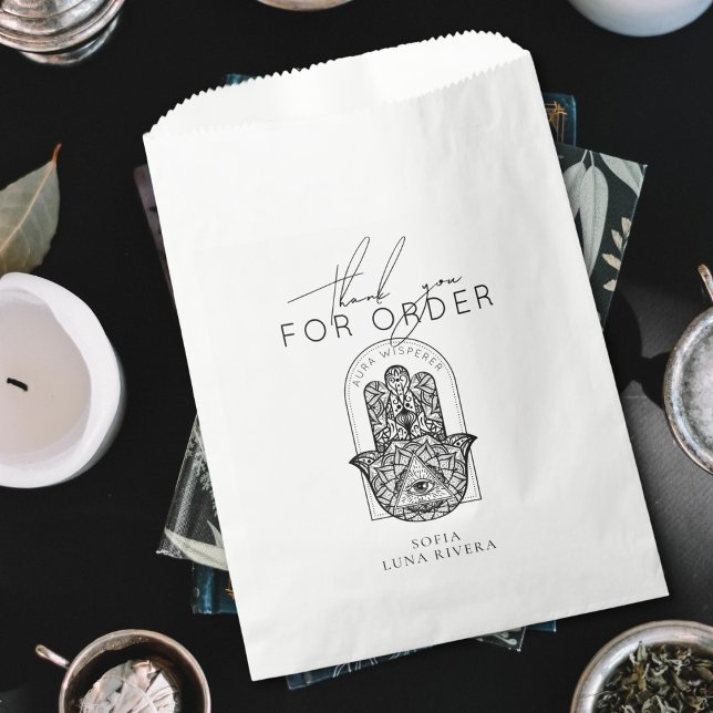 Reiki Master Hamsa Hand Evil Eye Yoga Therapist Favor Bag (Reiki Master Hamsa Hand Evil Eye Yoga Therapist Favor Bag)