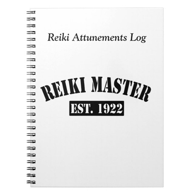 Reiki Master Notebook (Front)