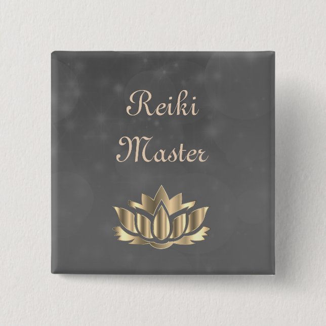 Reiki Master Pinback Button (Front)