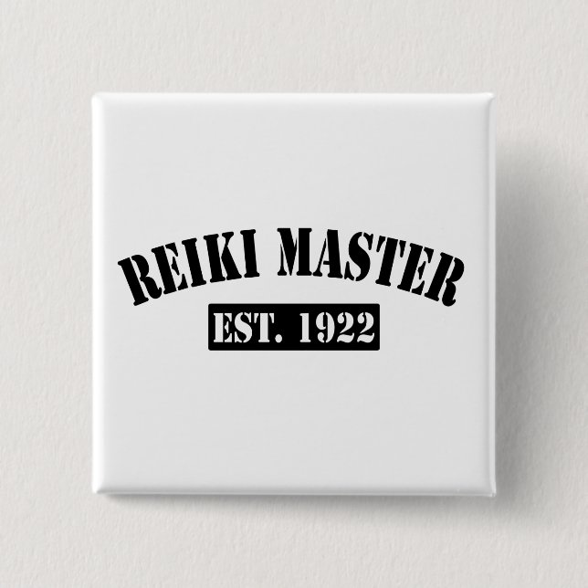 Reiki Master Pinback Button (Front)