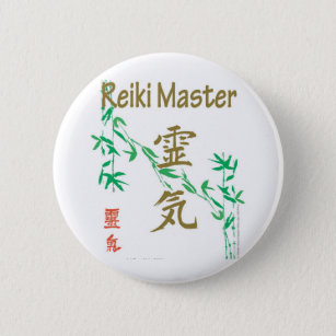 Reiki Master Pinback Button