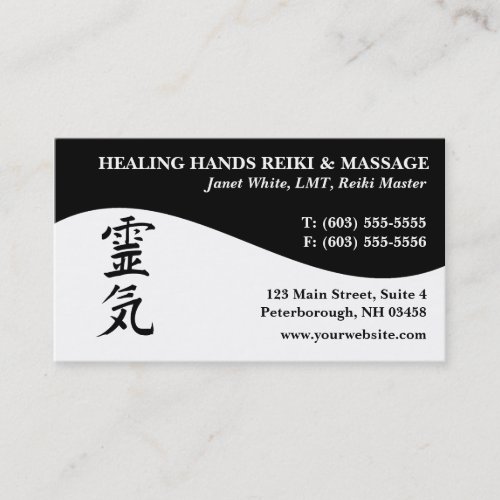 Reiki Master Practitioner Business Cards