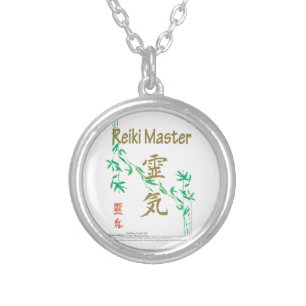 Reiki Master Silver Plated Necklace