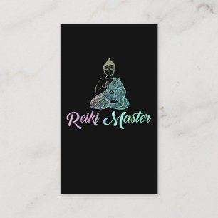 Reiki Master Spiritual Buddha Meditation Business Card