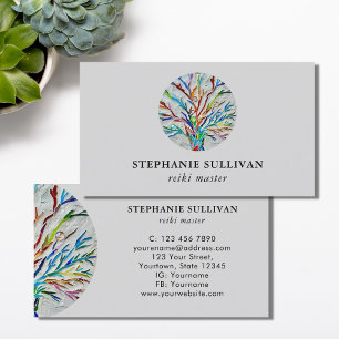 Reiki Master Tree of Life Business Card