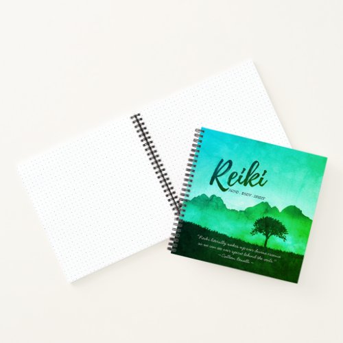 Reiki Master Yoga Mediation instructor Quotes Notebook