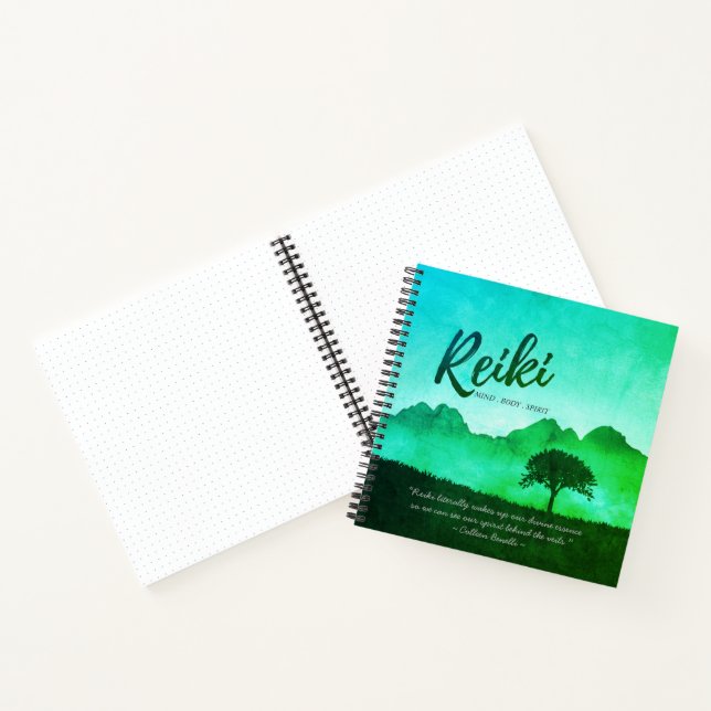 Reiki Master Yoga Mediation instructor Quotes Notebook (Inside)
