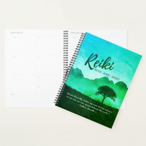 Reiki Master Yoga Mediation instructor Quotes Planner