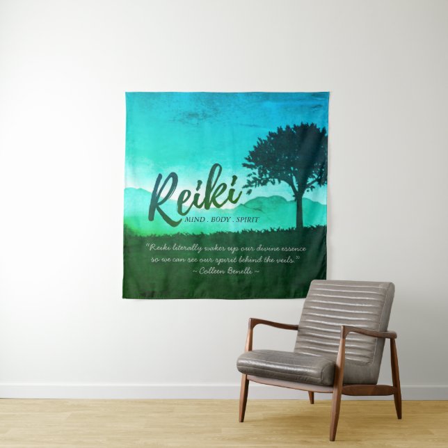 Reiki Master Yoga Mediation instructor Quotes Tapestry (In Situ)