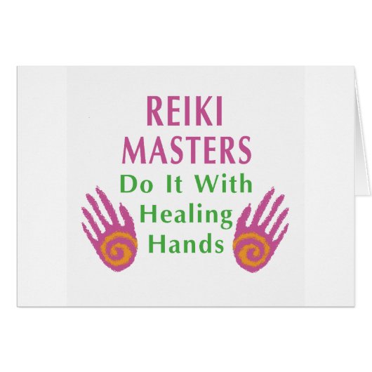 Reiki Masters Do It with Healing Hands (Front Horizontal)