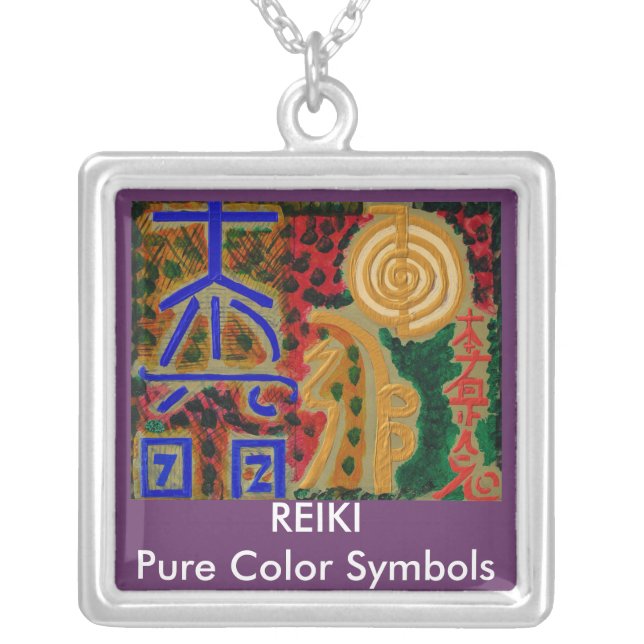 Reiki Pendent Necklace Jewels (Front)