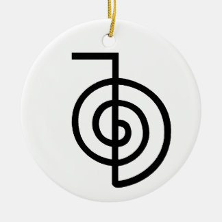 Reiki Power Symbol Ceramic Ornament