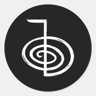 Reiki Powerful Energy Symbol For Or Classic Round Sticker