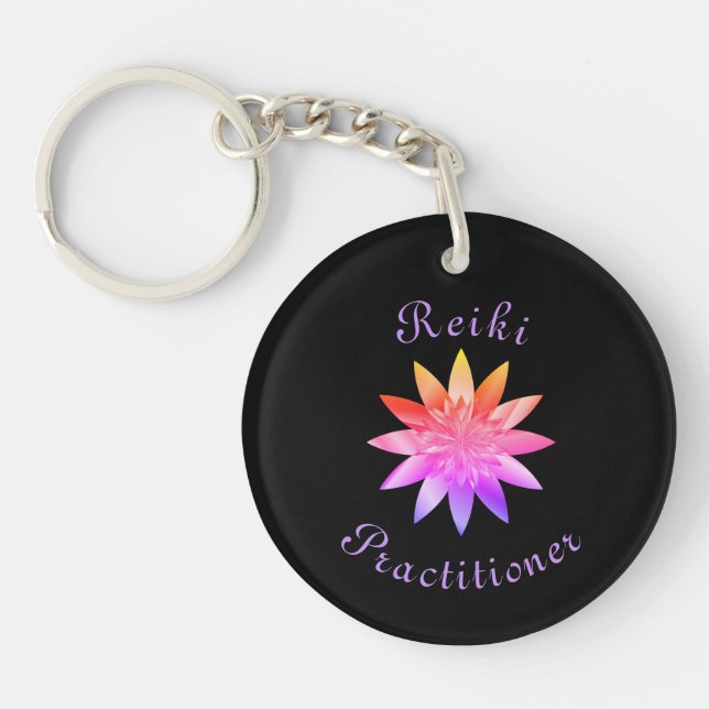 Reiki Practitioner Keychain (Front)
